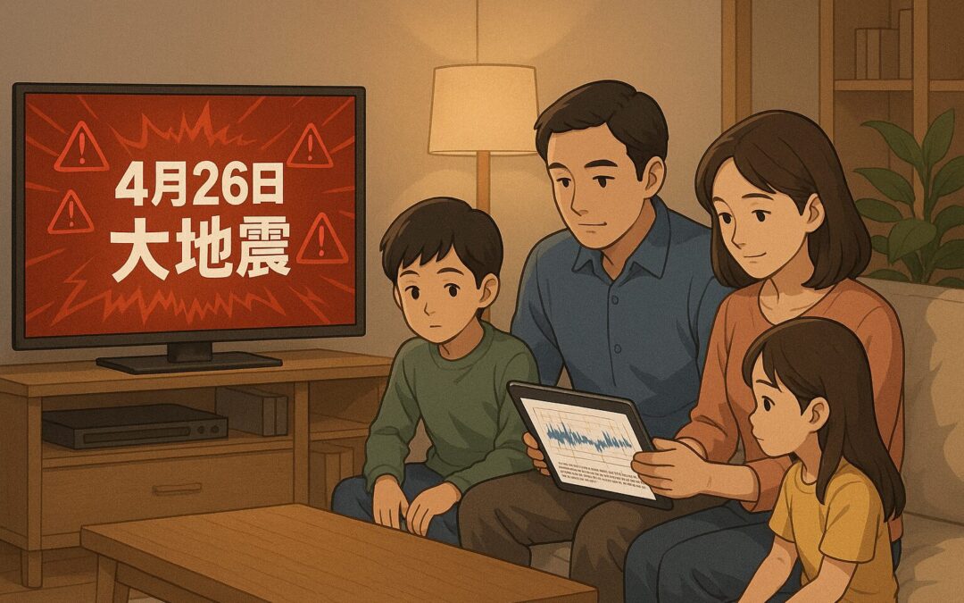 【速報】4月26日の地震予言に科学的根拠はなし ― 高島式地震予知が否定