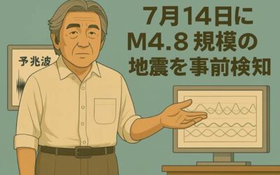 【解析速報】2025年7月14日に観測された「前兆波」──茨城県北部M4.8地震を的中予知、次に備えるべきは？