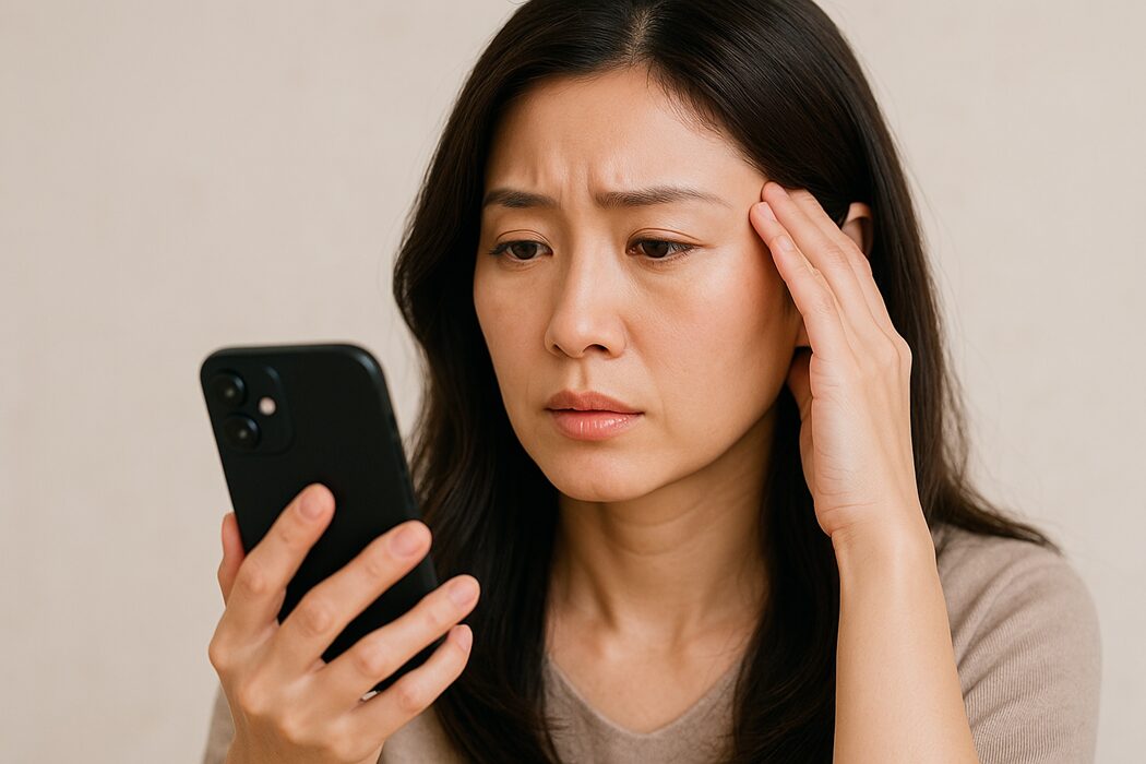 更年期の女性の肌