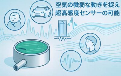 空気の微弱な動きを検知する高感度センサー技術｜新しい応用アイデアを募集中！