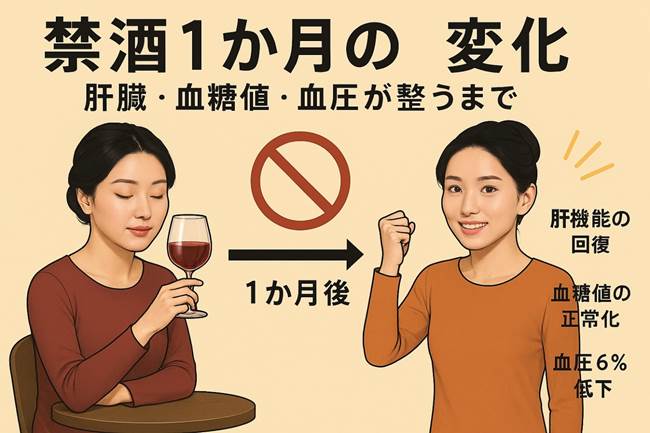 禁酒1か月でカラダはどう変化するか？─血圧データから見える“未病改善”