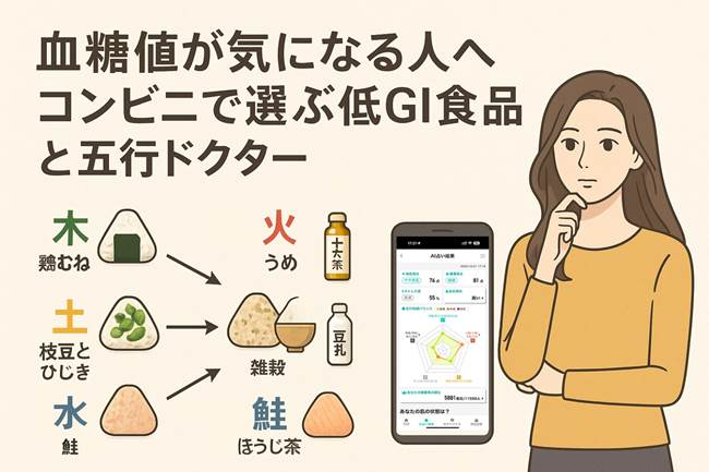 血糖値が気になる人へ！五行で調べるお勧めの低GI弁当