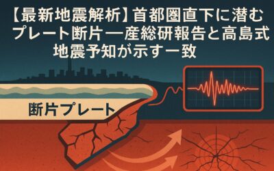 【最新地震解析】首都圏直下に潜むプレート断片―産総研報告と高島式地震予知が示す一致