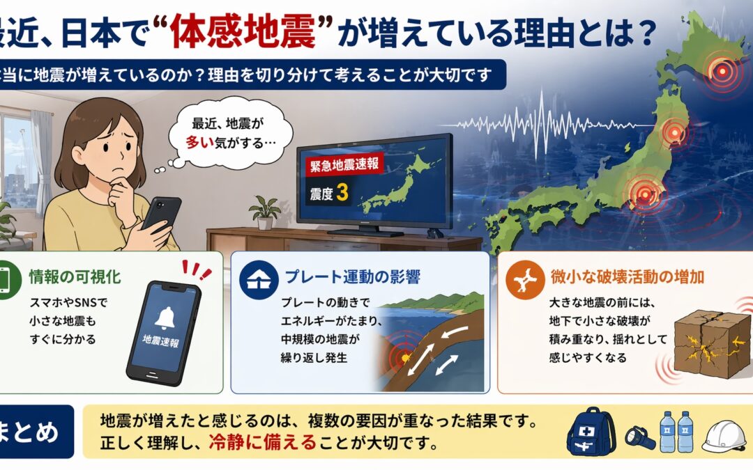 最近、体感地震が多い理由は？今週の地震予知と前兆波解析結果まとめ