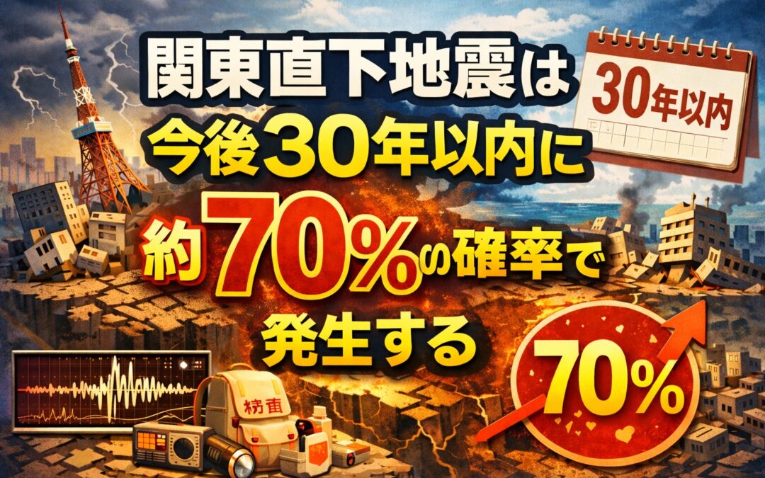 【関東直下地震】SNSで再燃！「30年以内70％」の真相と6月の前兆波解析