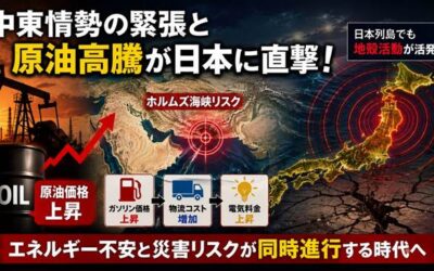 中東情勢と原油高騰の裏で進む日本列島の地殻変動-5月の前兆波解析結果