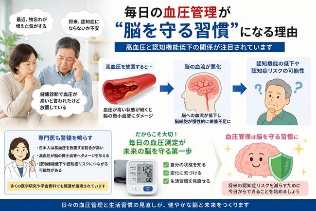最近物忘れが多くないですか？｜高血圧と認知症の関係