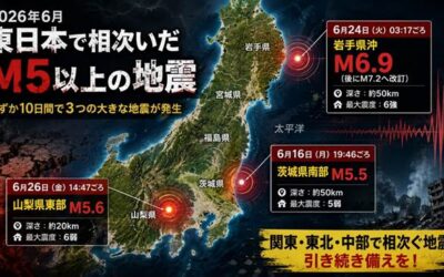 2026年6月東日本で相次いだM5以上の地震-過去1年半の地震予知成果と課題