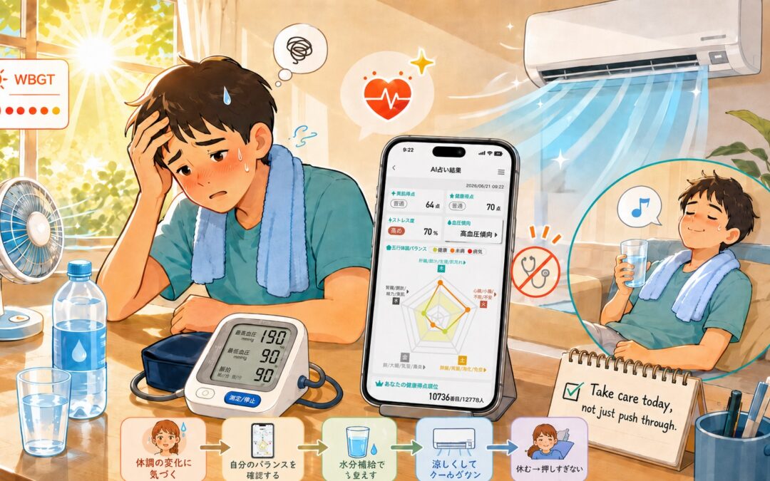 熱中症対策に血圧測定を活かす｜仕事現場で五行ドクターとMe-Naviの活用法