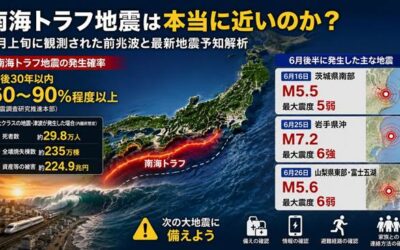 南海トラフ地震は本当に近いのか? 7月上旬に観測された前兆波と最新地震予知