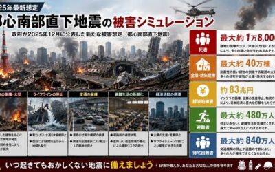 首都直下地震は本当に近い？政府想定と高島式地震予知から見る