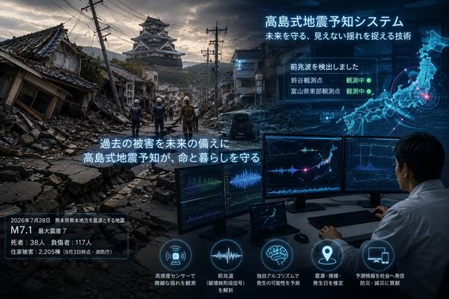 熊本で震度7、もし九州に観測点があれば　7月末の前兆波を解析